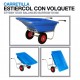 Carretilla estiércol con volquete