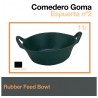 Comedero goma espuerta para caballos
