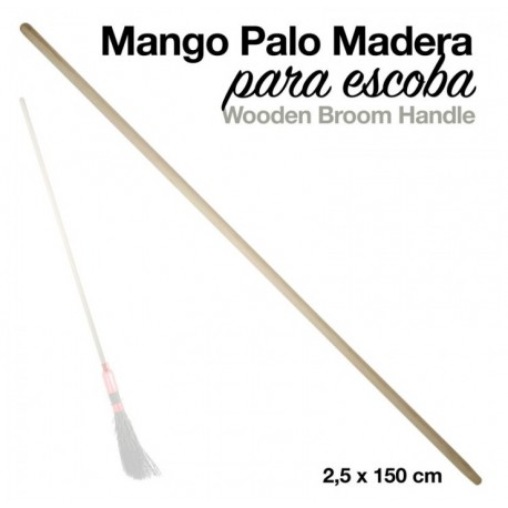 Mango palo madera para escoba