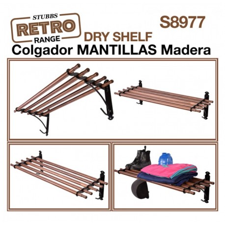 Colgador mantillas madera Sutbbs