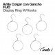 Arillo colgar con gancho fijo (5 Uds)