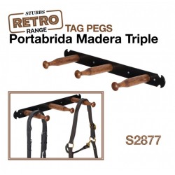 Portabrida madera triple Stubbs