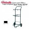 Portasillas carro para caja limpieza