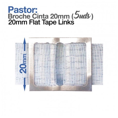 Broche cinta 20 mm para pastor eléctrico o cerca eléctrica