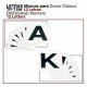 Letras marca para doma clásica 12Ud.