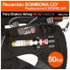 Recambio de bombona del chaleco airbag