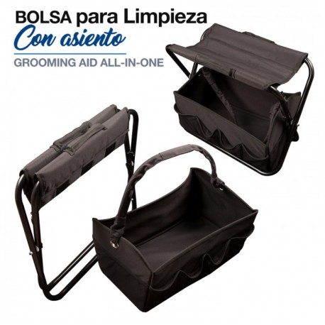 Bolsa para limpieza con asiento