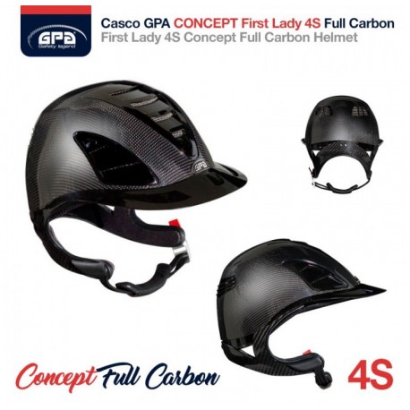 Casco equitación GPA concept First Lady 4S full carbon