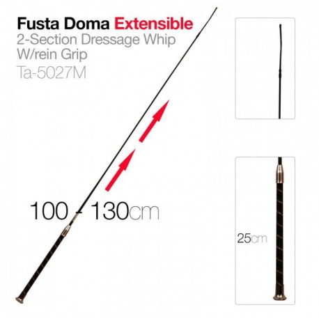 Fusta de doma extensible 100 a 130 cm