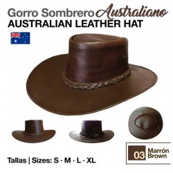 Sombrero australiano marrón