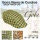 Gorra visera Gobe cuadros