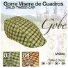 Gorra visera Gobe cuadros