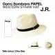 Sombrero papel J.R.