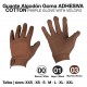 Guante de montar algodón velcro goma adhesiva