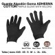 Guante de montar algodón velcro goma adhesiva