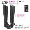 Polaina cuero con elástico Gaiter