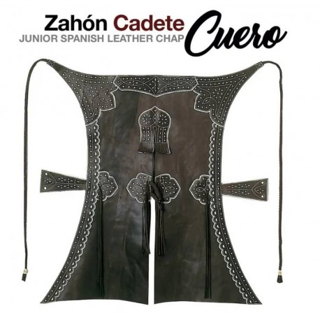 Zahón cadete cuero
