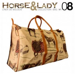 Bolso grande viaje colección Horse&Lady 8 motivo caballos