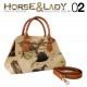 Bolso y bandolera colección Horse&Lady 2 motivo caballos