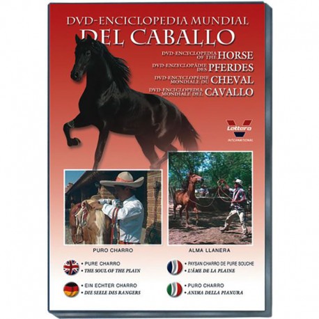 DVD: Enciclopedia mundial del caballo. Puro charro. Alma llanera