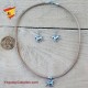 Colgante y pendientes caballo PEGASO