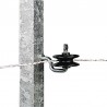 Aislador de esquina para poste de metal