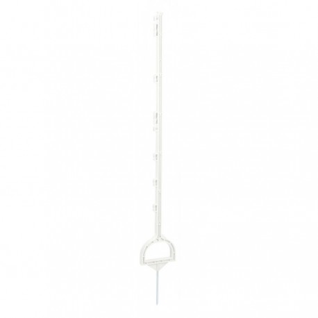 Piqueta de plástico para caballos 158cm blanca