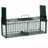 Jaula plegable ratas 2 puertas
