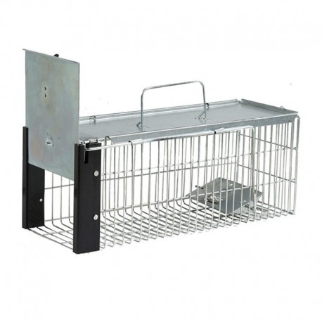 Jaula trampa para ratas 41 cm