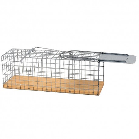 Jaula-trampa para ratas 27 cm económica