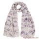 Pañuelo fular caballos violeta